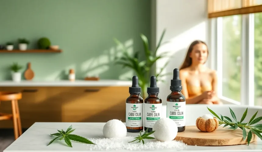 Uso de bombas de baño con CBD para relajarse